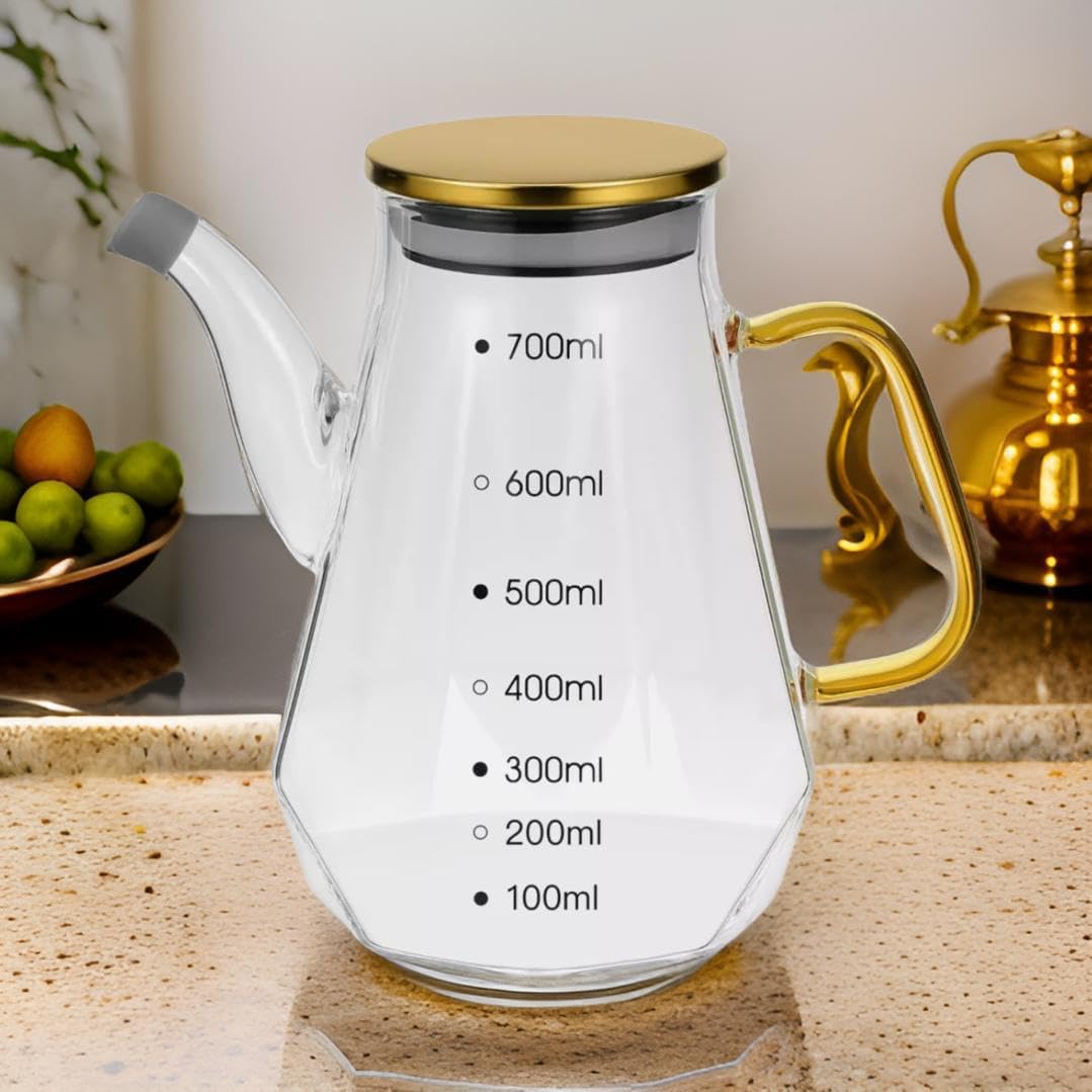 Milk Bottle, Oil Bottle, Tea Pot, 700ml, Oil Jug, Milk Jug Glass